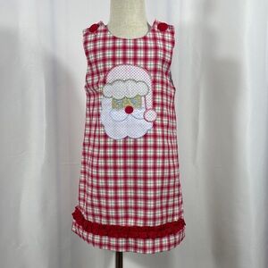 Reversible Holiday Santa Kids Dress - and Fall Pumpkin Dress Size 4T